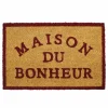 DOUCEUR D'INTERIEUR - Douceur d'interieur - paillasson rectangle "maison du bonheur"