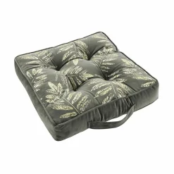 DOUCEUR D'INTÉRIEUR - Douceur d'intérieur - lot de 2 coussins de sol adelor gris