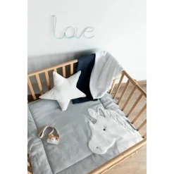 DOUDOU ET COMPAGNIE - Tapidou licorne gris et argent