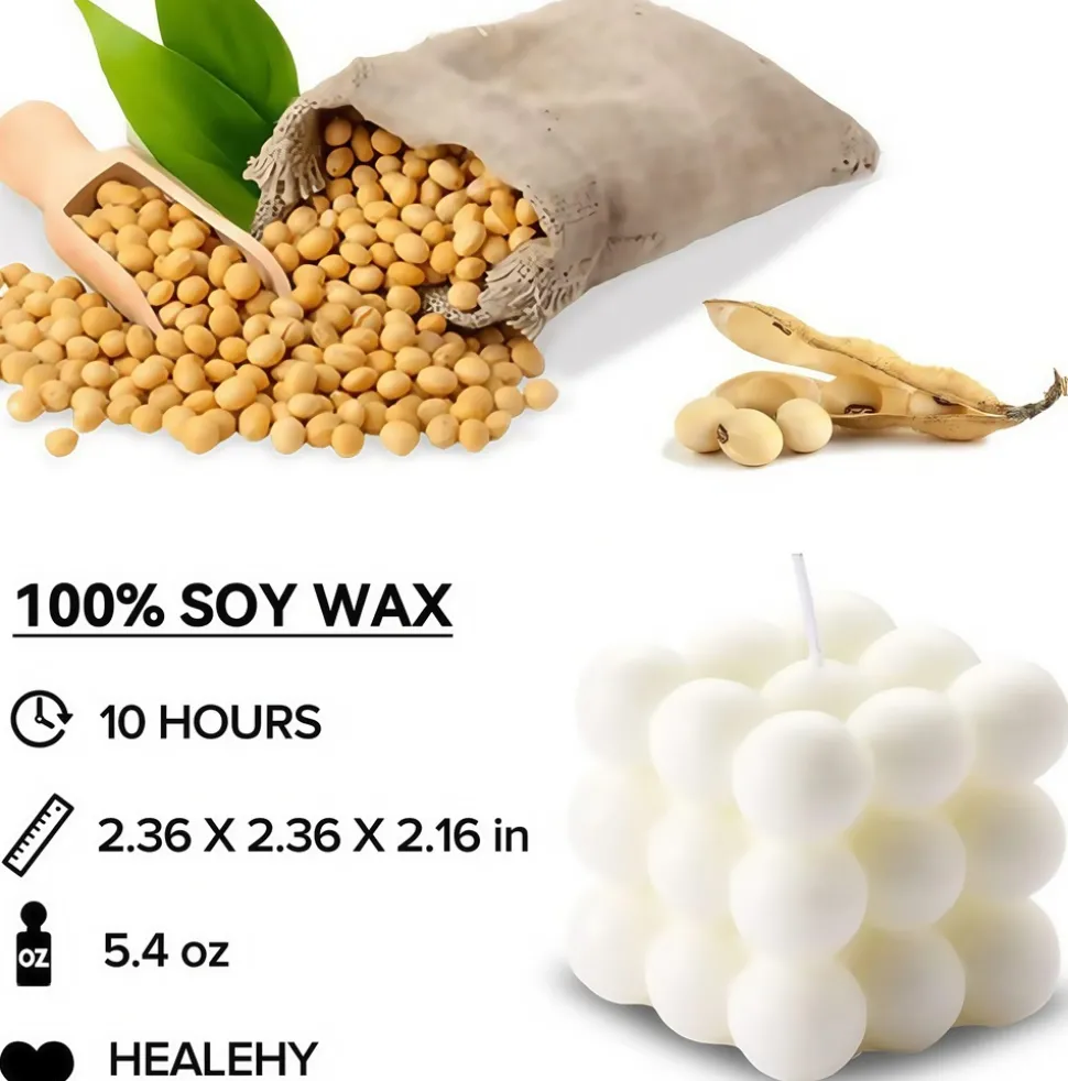 DOWNYPAWS - Bougie d'aromathérapie art bubble en cire de soja naturelle - achetez 2 recevez 1 gratuit au hasard