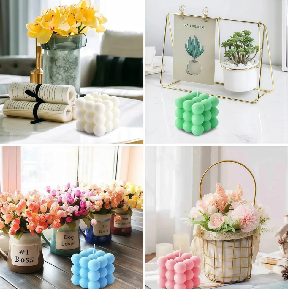 DOWNYPAWS - Bougie d'aromathérapie art bubble en cire de soja naturelle - achetez 2 recevez 1 gratuit au hasard