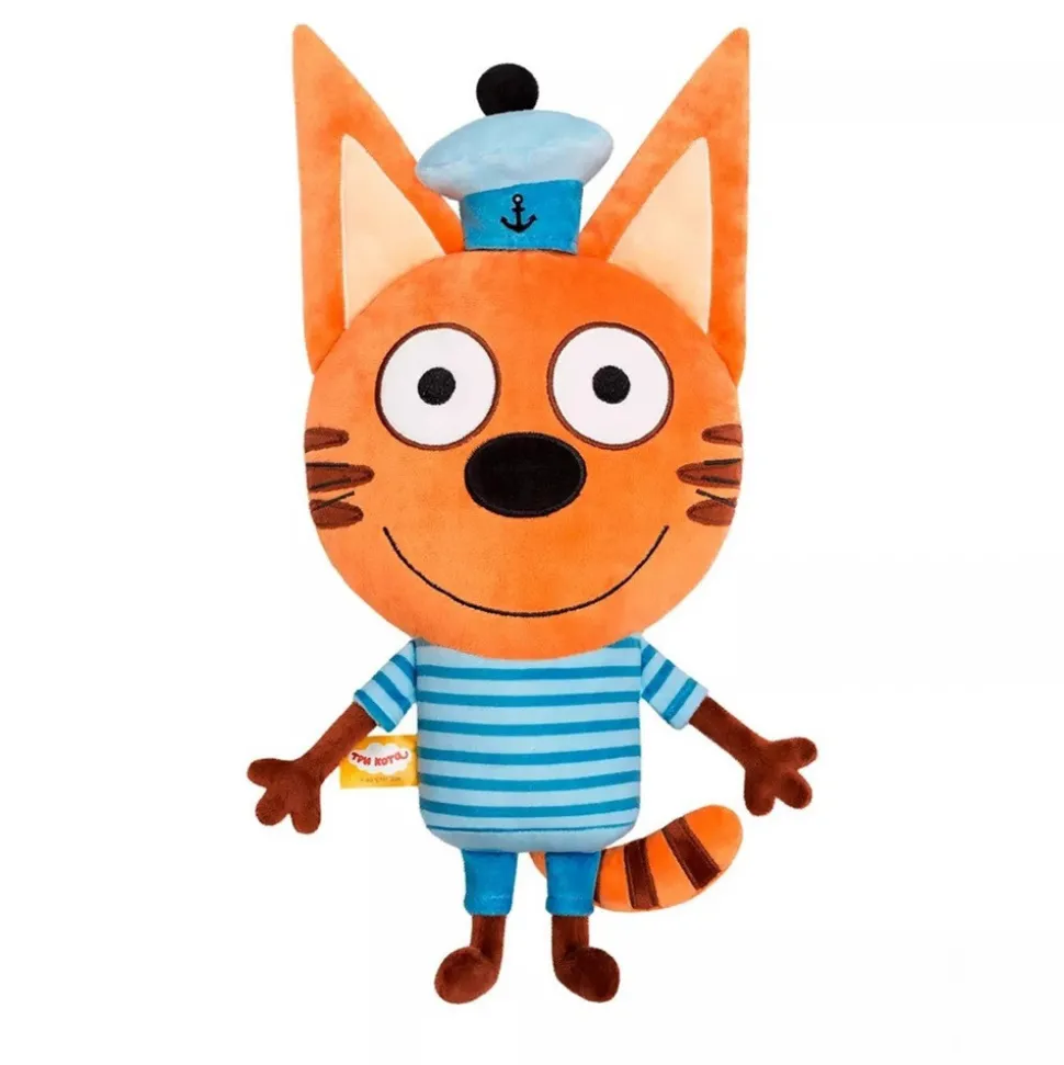 DOWNYPAWS - Chaton en peluche - vêtements bleus