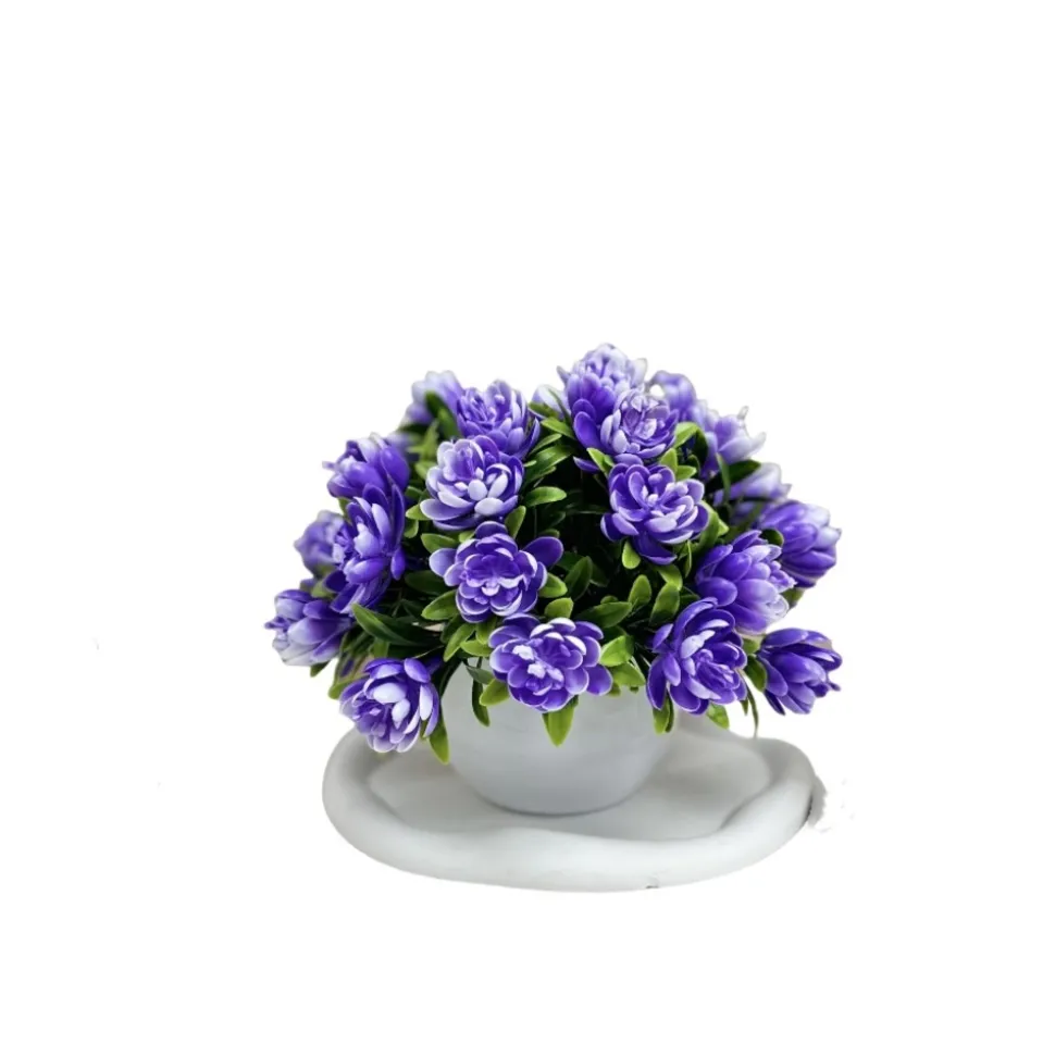 DOWNYPAWS - Décoration florale artificielle ins fashion violette