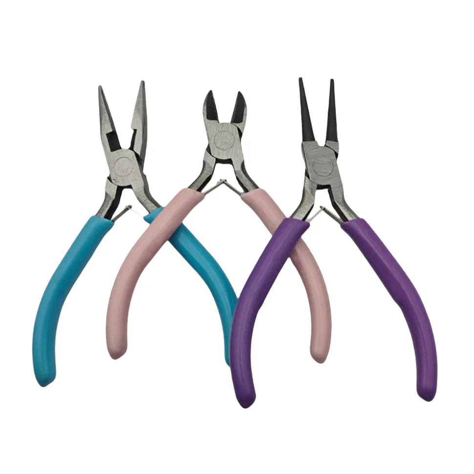 DOWNYPAWS - Ensemble de trois pinces pour bijoux colorées et polyvalentes