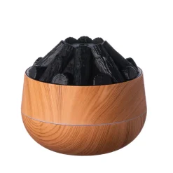 DOWNYPAWS - Humidificateur - diffuseur d'arômes à charbon de feu simulé (300ml, 2.2w)