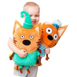 DOWNYPAWS - Peluche chaton - vêtements verts