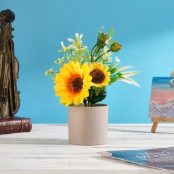 DOWNYPAWS - Tournesol artificiel de haute qualité