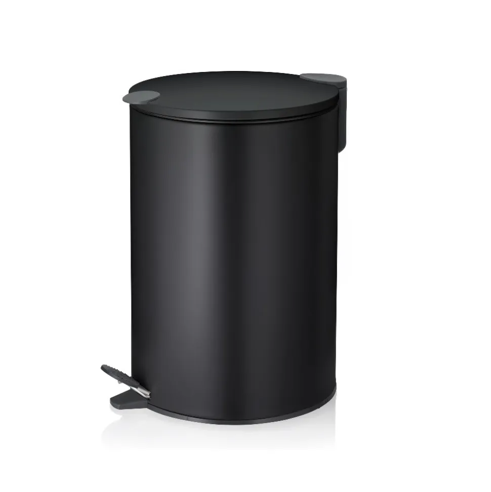 DR BECKMANN - Kela line poubelle à pédale 12l noir - 10642