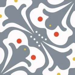 DRAEGER - Stickers carrelage 15 x 15 cm - motif gris et blanc