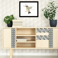 DRAEGER - Stickers carrelage 15 x 15 cm - étoiles géométriques