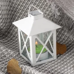 DTOPBUYAGE - Bougeoir en fer à style européen vintage blanc 2 pièces dtopbuyage