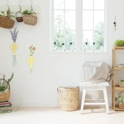 DTOPBUYAGE - Pots de fleurs en or mural x2