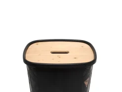 EDA - Coffre à granulés xl pour 45 kg de pellets jura montania - 49,5 x 37,9 x 66,4 cm