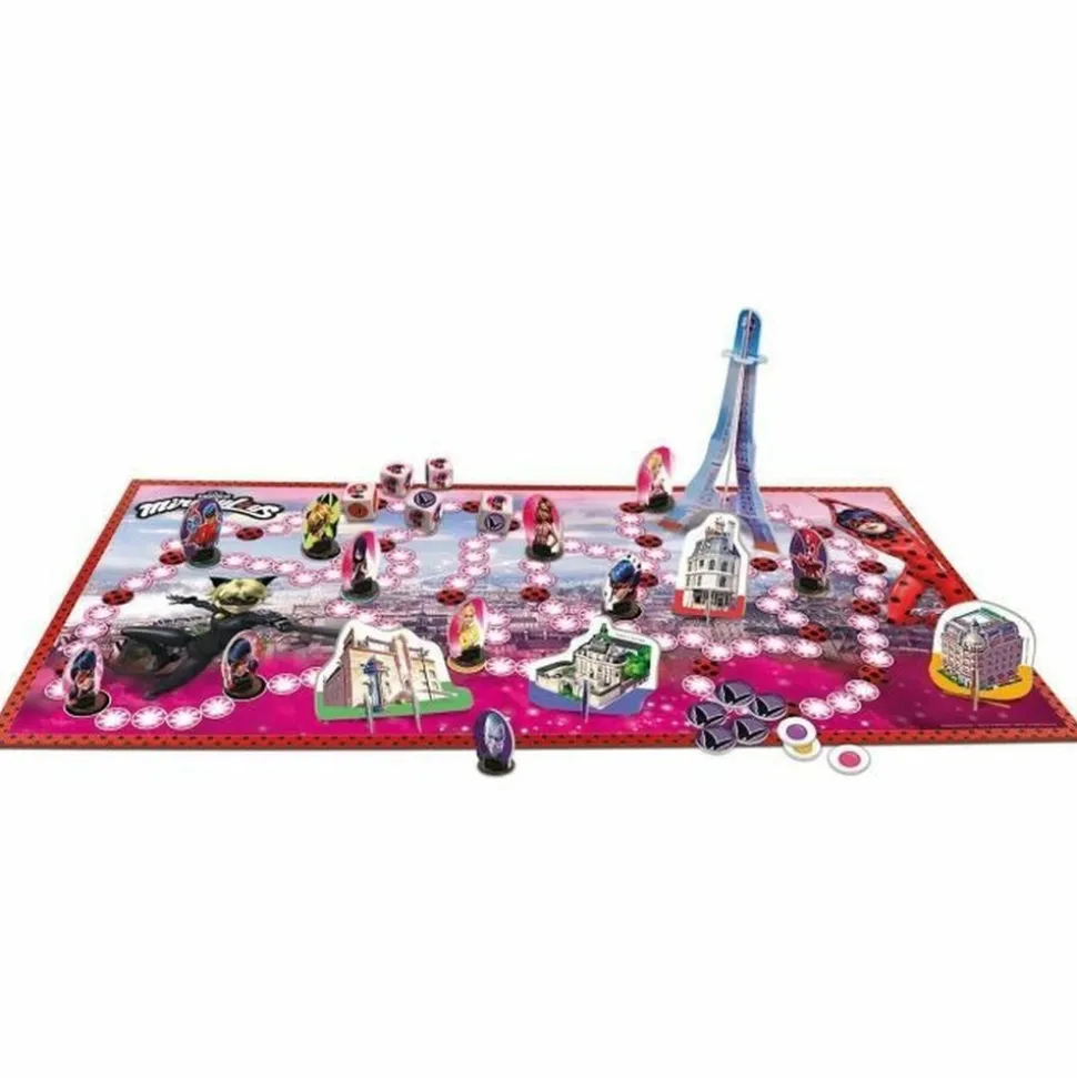 EDUCA - Jeu de société ladybug de miraculous : a la poursuite de papillon