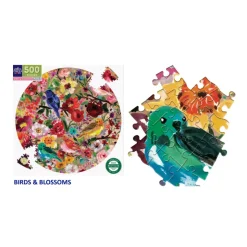EEBOO - Puzzle 500 pièces Birds Blossom