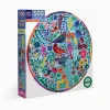 EEBOO - Puzzle rond : Four Birds - 500 pièces
