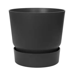 ELHO - Pot Greenville rond 20cm living noir