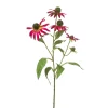 EMERALD - Fleur artificielle, tige d'échinacée - H.73cm