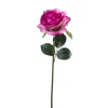 EMERALD - Tige Rose Simone artificielle, violette H. 45 cm