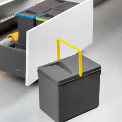EMUCA - Bacs de tri pour tiroir de cuisine recycle 2 bacs de 12 litres