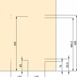 EMUCA - Poubelle de recyclage 2 bacs de 35 l recycle