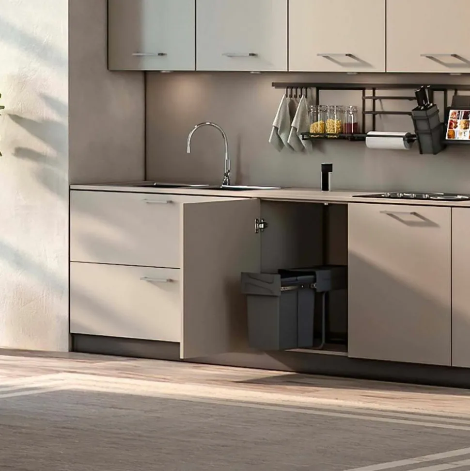 EMUCA - Poubelle de recyclage de cuisine ben