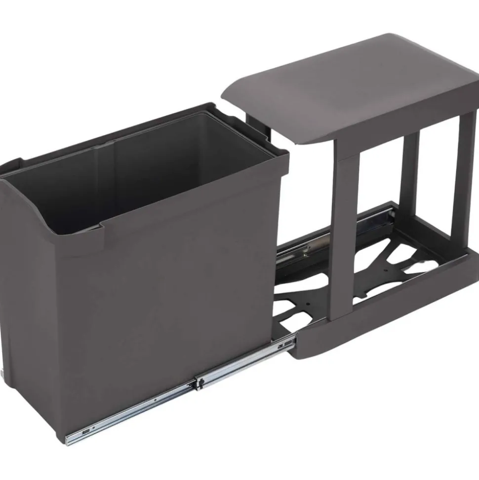 EMUCA - Poubelle fixation inférieure et extraction automatique 30 l