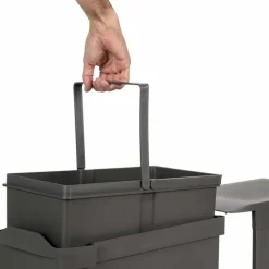 EMUCA - Poubelle fixation inférieure et extraction automatique 30 l