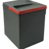 EMUCA - Poubelle pour tiroir de cuisine 15 litres recycle
