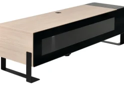 Erard meuble tv pour écran 40 à 75 + trappe + qi + chargeur 4 usb - 037601