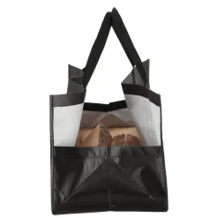 ESSCHERT DESIGN - Sac à buches, coloris noir - 55x28xH.30cm