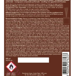 ESTEBAN - Recharge pour bouquet parfumé Teck et Tonka - flacon de 500 ml