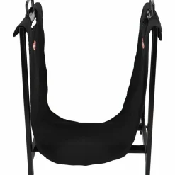 FANCY FLAMES - Porte bûches en tissu avec support en métal