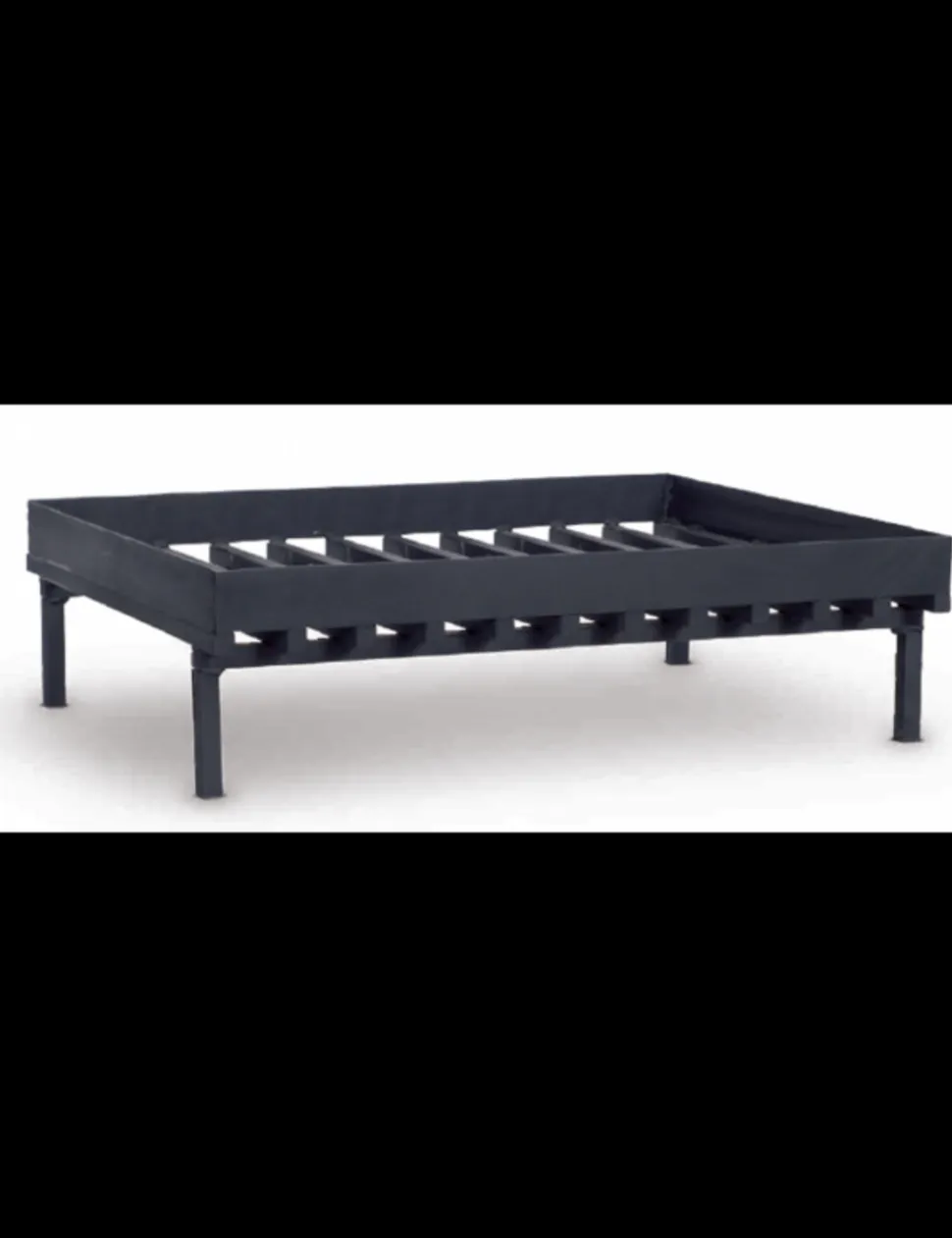 FARM COOK - Grille de foyer en fonte 52x42x15 cm