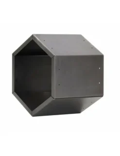 FARM COOK - Range bûches hexagonal modulable harena en acier naturel