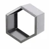 FARM COOK - Range bûches hexagonal modulable harena en acier noir
