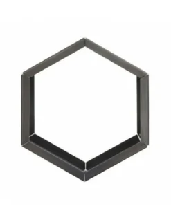 FARM COOK - Range bûches hexagonal modulable harena en acier noir