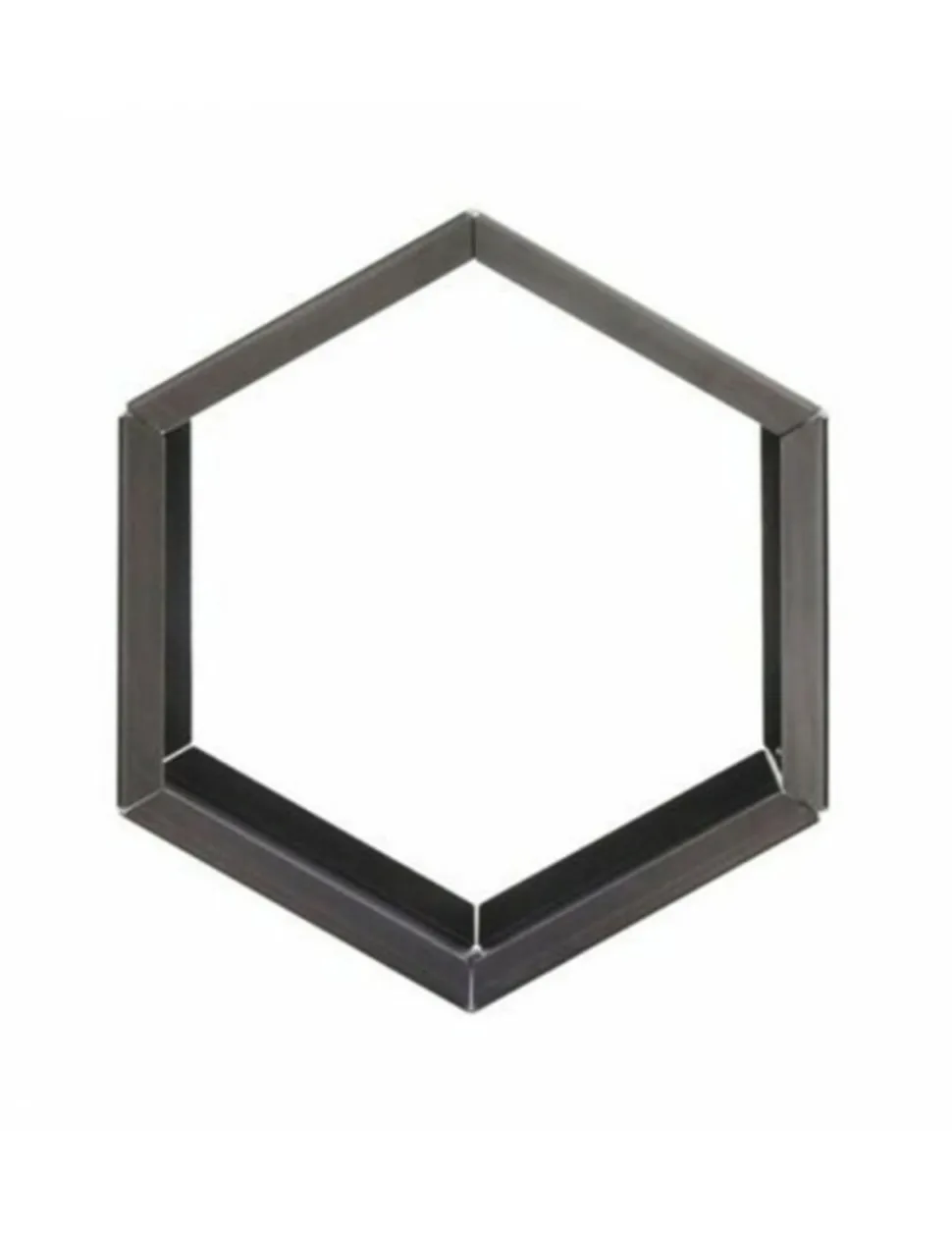FARM COOK - Range bûches hexagonal modulable harena en acier noir
