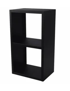 FARM COOK - Range bûches rectangulaire loli en acier noir 45x30x80 cm