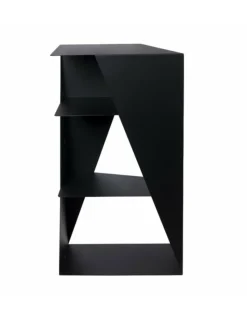 FARM COOK - Range bûches rectangulaire jumbo en acier noir 45x30x80 cm