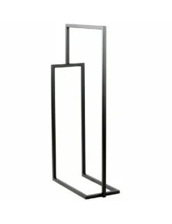 FARM COOK - Range bûches soa en acier noir-50x20x90 cm-50 --