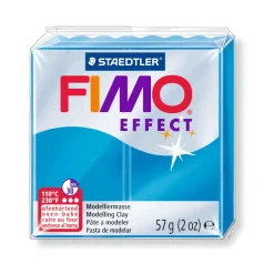FIMO - Pâte Fimo Effect, 57g - Translucide, bleu