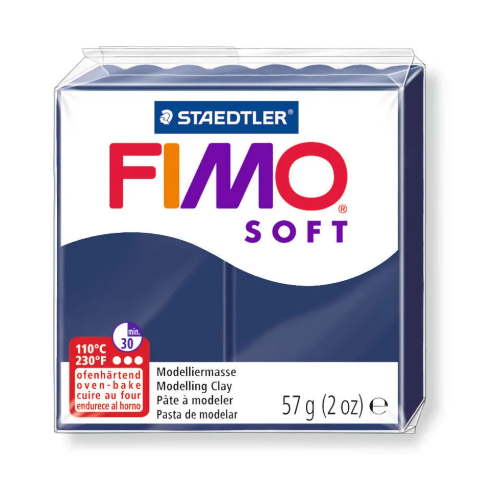 FIMO - Pâte Fimo Soft, 57 g - Bleu foncé