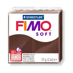 FIMO - Pâte Fimo Soft, 57 g - Coloris chocolat