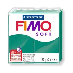 FIMO - Pâte Fimo Soft, 57 g - Vert émeraude