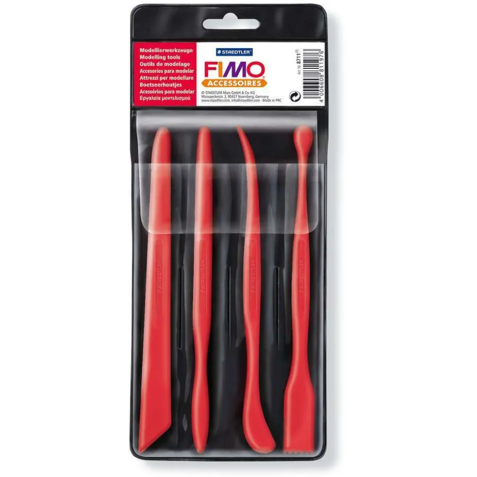 FIMO - Set de 4 spatules, en pastique