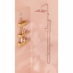 FIVE SIMPLY SMART - Etagère de porte 3 niveaux en bambou - marron