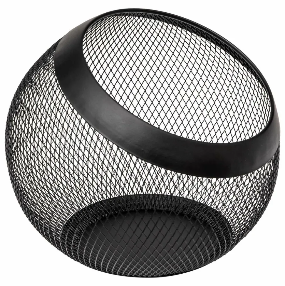 FIVE SIMPLY SMART - Range capsules rond en métal - noir