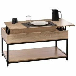 FIVE SIMPLY SMART - Table basse avec plateau relevable - beige