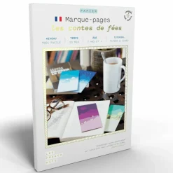 FRENCH KITS - Coffret diy papier - 4 marque-pages - contes de fées